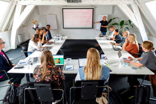 Jason King training nonprofits in Belgium to use Google Ad Grants